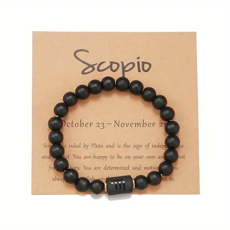 Natural Stone Beaded Tiger Eye Choose your Zodiac Sign | Attract Abundance Bracelet