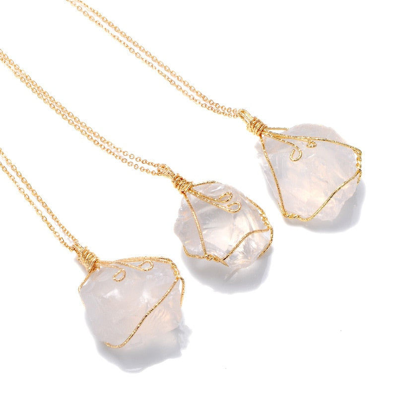 Natural Amethyst Stone Necklace