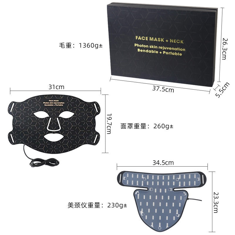 LED Light Face And Neck Mask