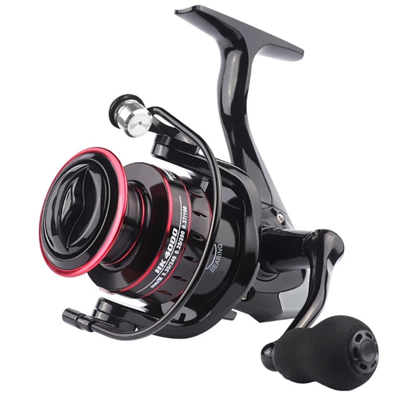 Fishing Reels 1000-7000 Metal Spool 8kg Drag Power 5.2:1 Gear Ratio Spinning Reel Carp Fishing Reels