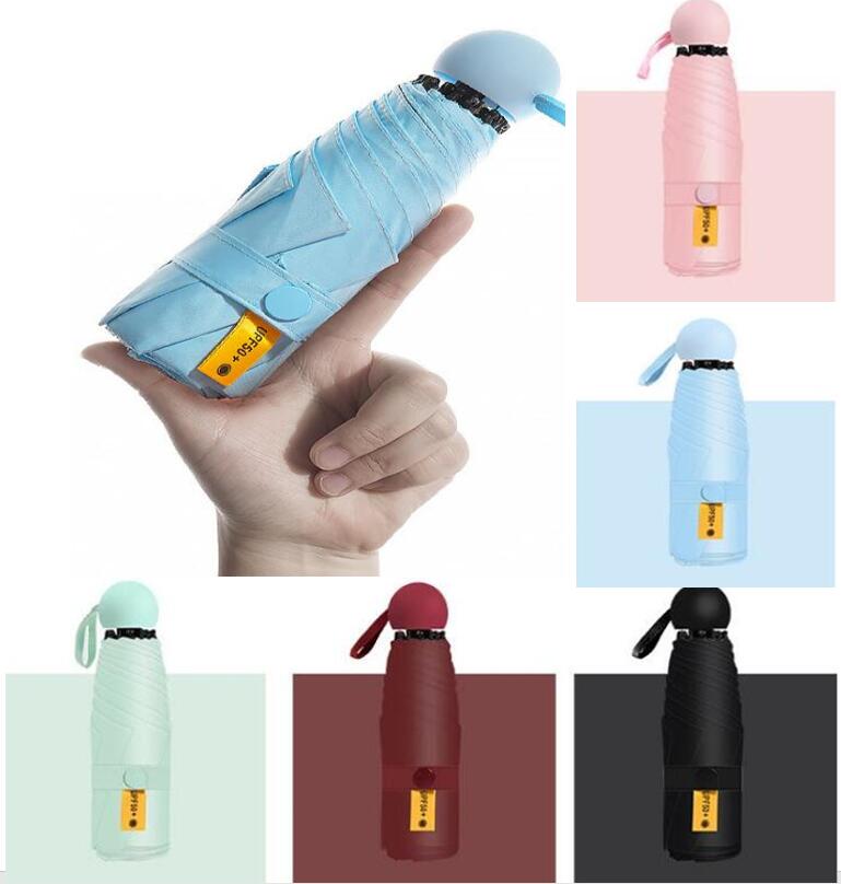 Small UV Umbrella Mini Pocket 5 Folding Waterproof