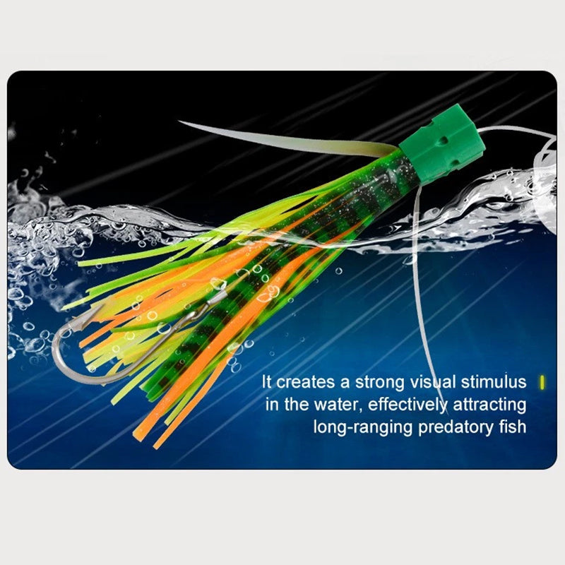 Squid Shape Trolling Lure – 225mm 77g Large Soft Fishing Bait