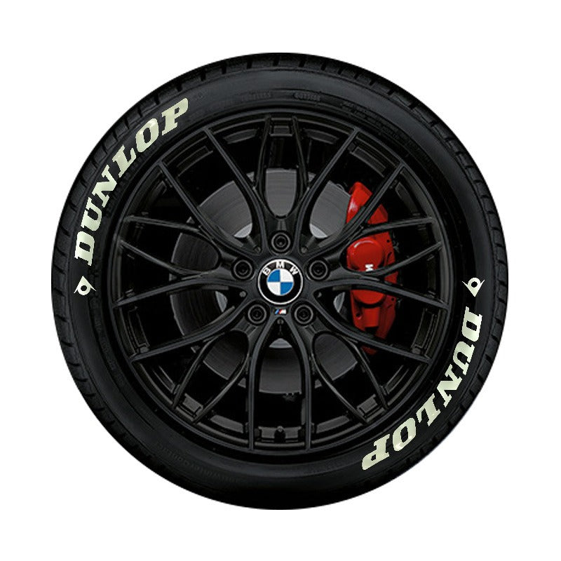 3D Adhesive Tire Letter Stickers – Colour Sets
