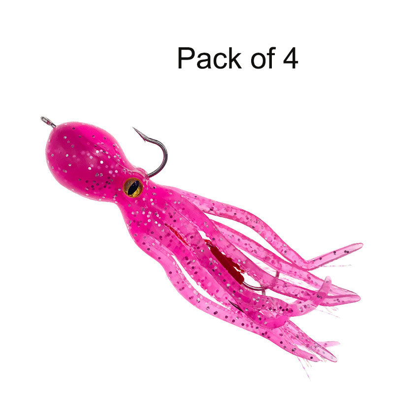 Fishing Biomimetic Octopus Squid Octopus Soft Bait 11cm