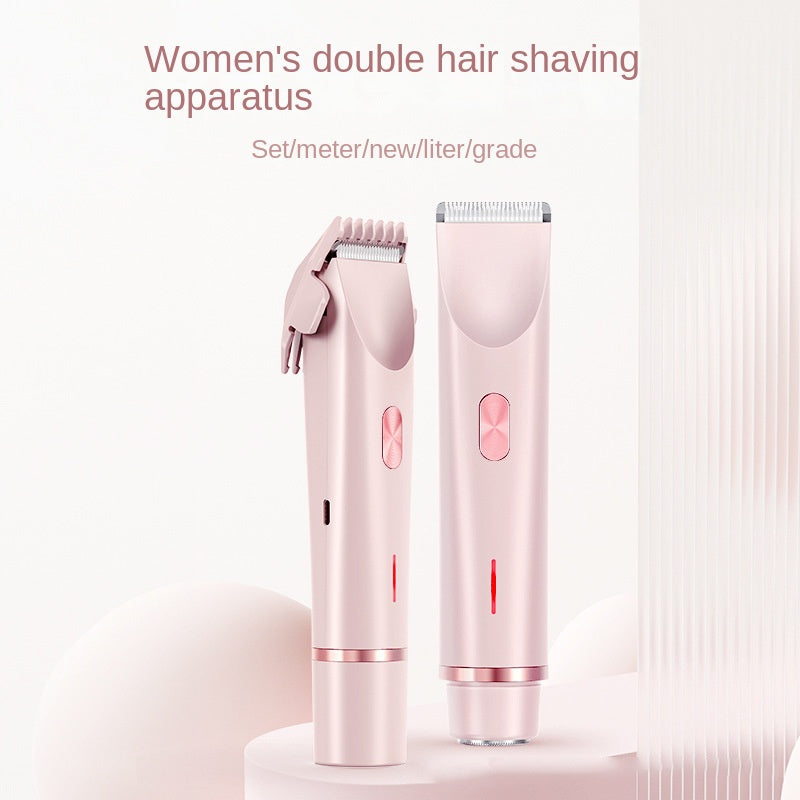 USB Rechargeable Dual-Head Body Shaver
