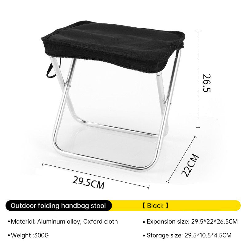 Outdoor Folding Ultra Light  Camping Chair Portable Bench Travel Self driving Camping Equipment