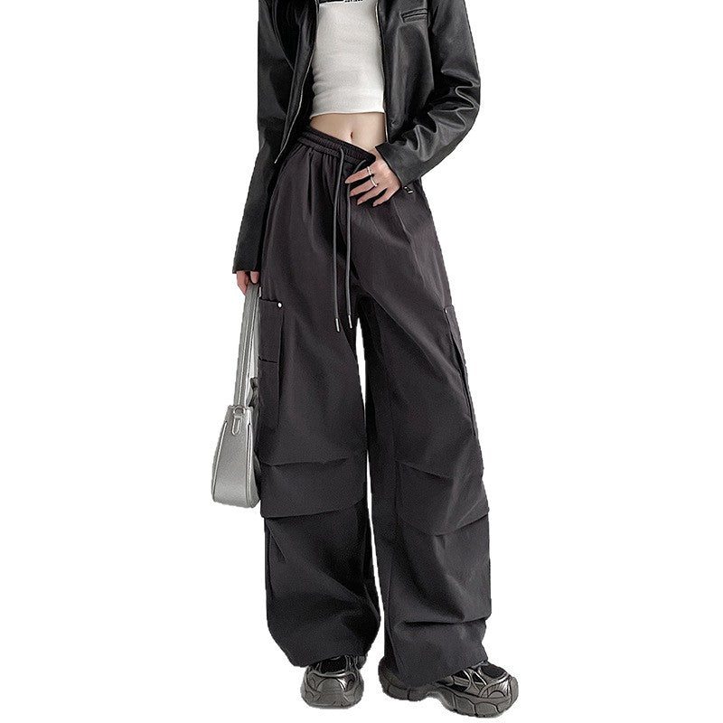 Cargo Wide Leg Pants Loose Straight Leg