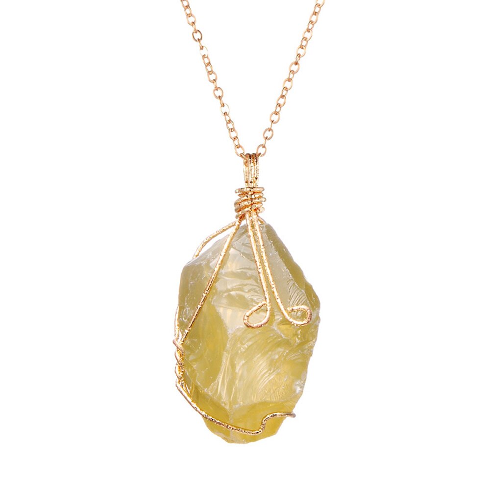 Natural Amethyst Stone Necklace