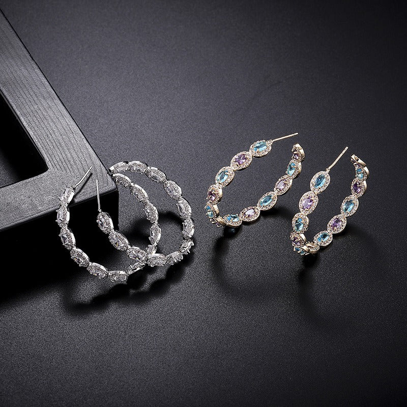 Zircon Stone Earrings