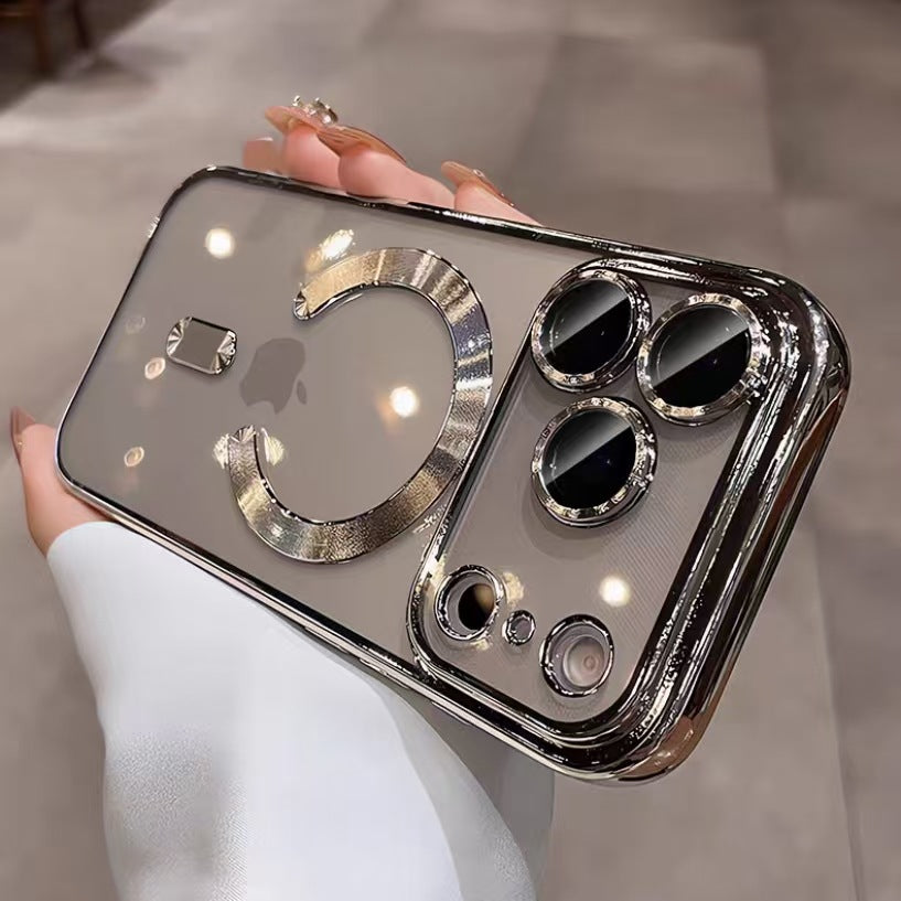 iPhone 17 Electroplated Phone Case with MagSafe Magnetic Attachment