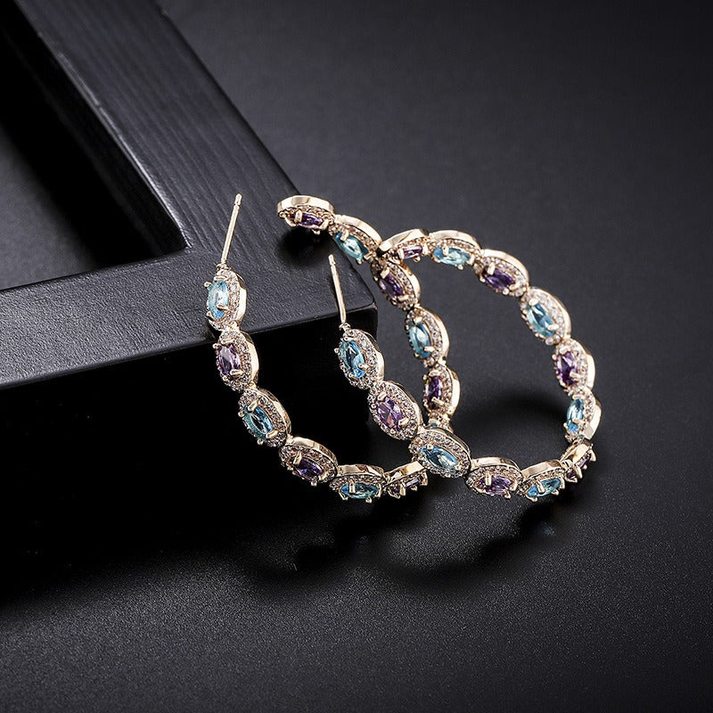 Zircon Stone Earrings