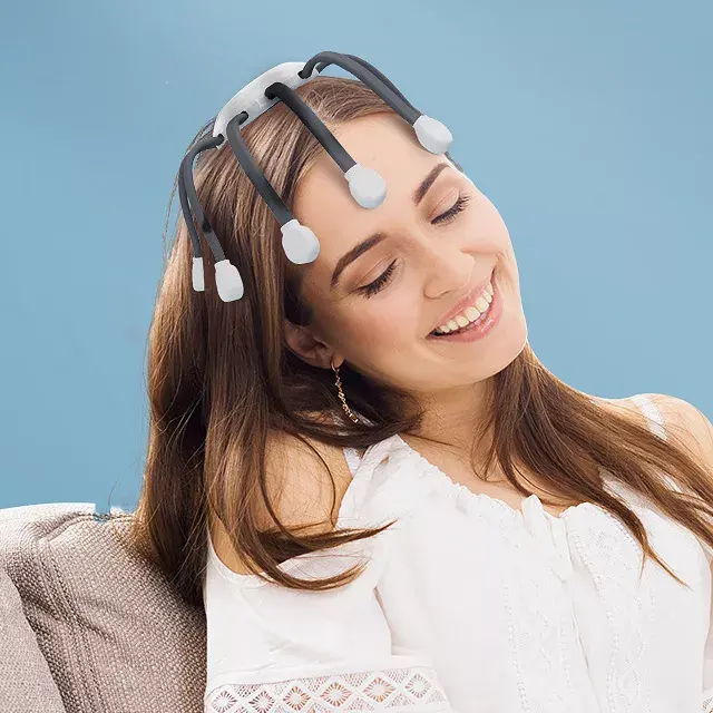 New Arrivals Spider Soft Electric Silicone Massage Scalp Massager Head Massager