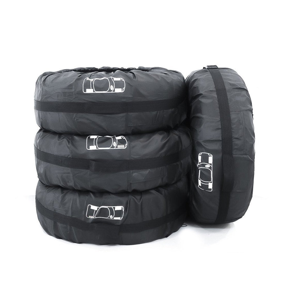 Water-Resistant Tire Storage Covers – Set of 4