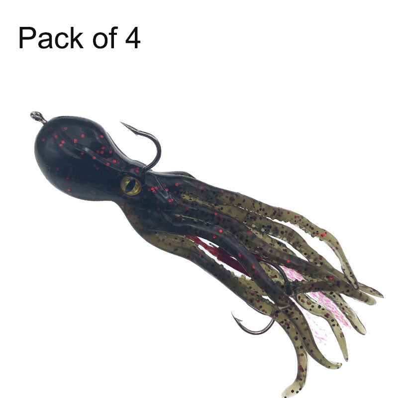 Fishing Biomimetic Octopus Squid Octopus Soft Bait 11cm