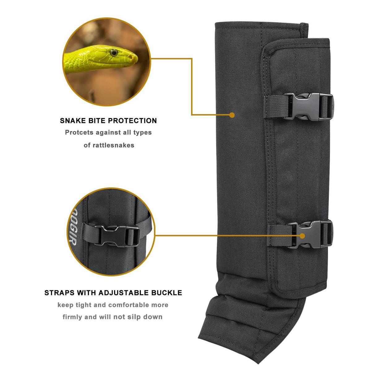 Outdoor Protective Leg Guards – Black or Camo