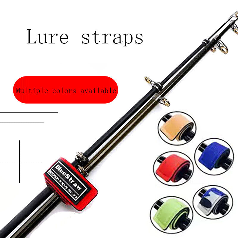 Lure Rod Belt Protective Cover Elastic Rod Belt Fishing Rod Storage Strap