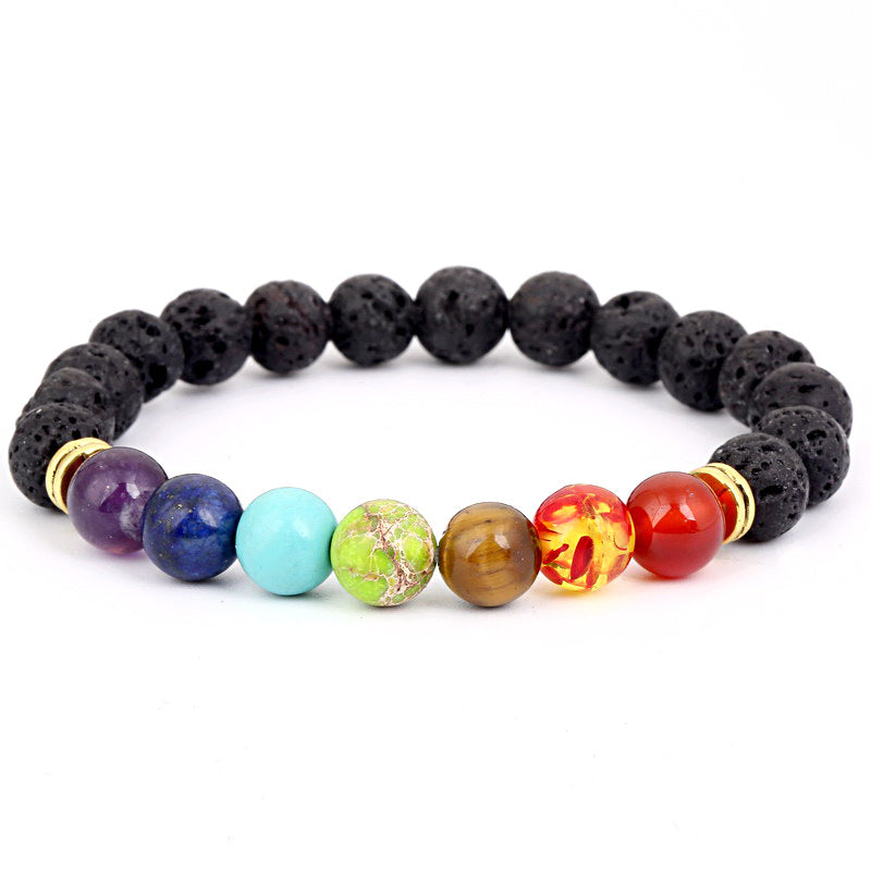 Natural Stone Beaded Bracelet for Attracting Positive Energy