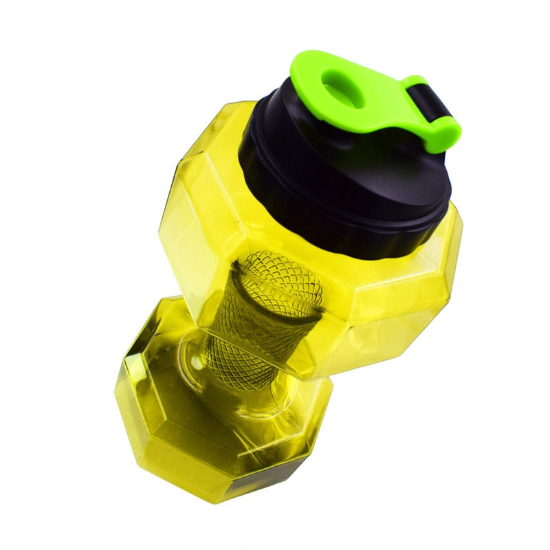 2.2L Dumbbell-Shaped Sports Water Bottle