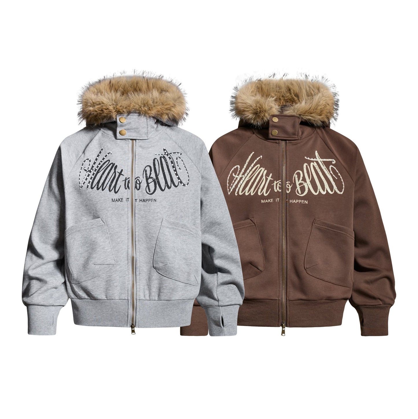 Buckled Shoulder Winter Jacket
