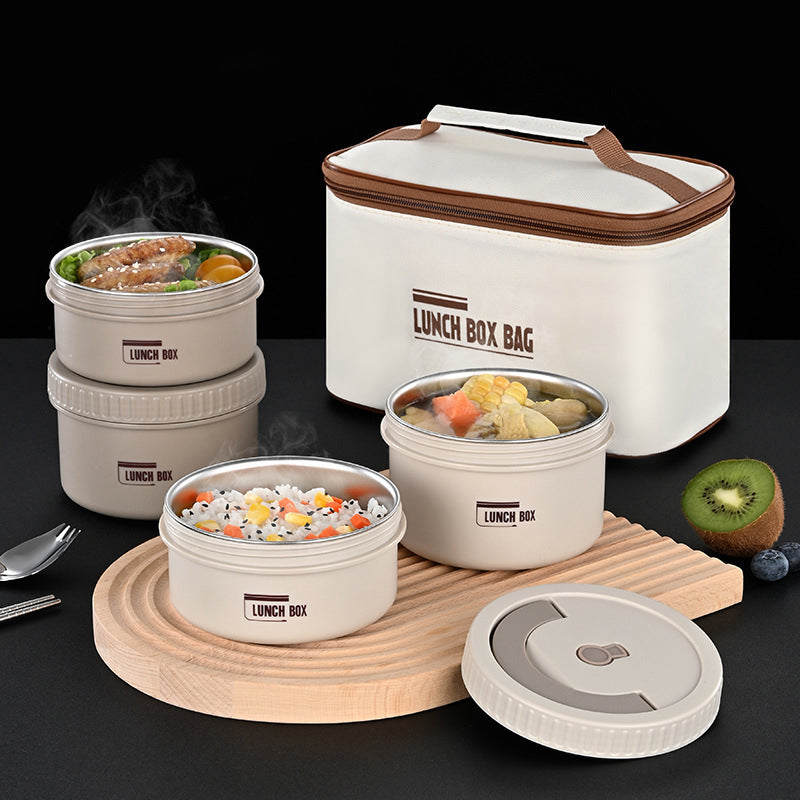 Lunch Box and Insulated Bag Bento Box Set