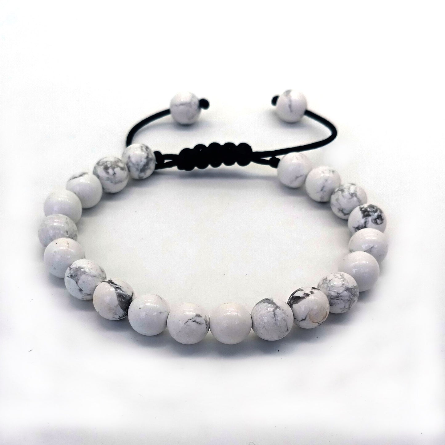 Natural Stone Beads Braided Bracelet Adjustable