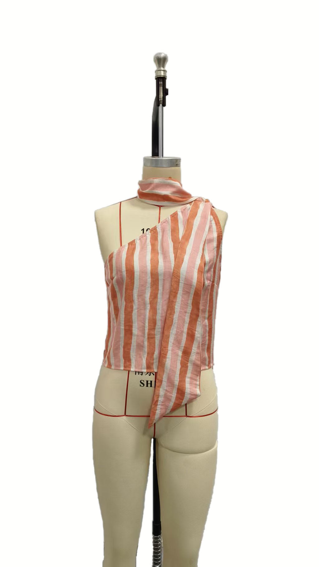 Striped Printed Top Bohemian
