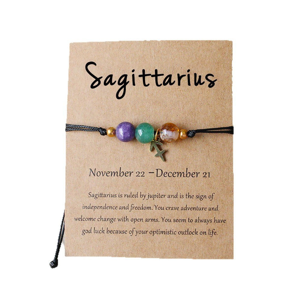 Natural Stone Beaded Tiger Eye Choose your Zodiac Sign | Attract Abundance Bracelet
