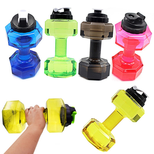 2.2L Dumbbell-Shaped Sports Water Bottle