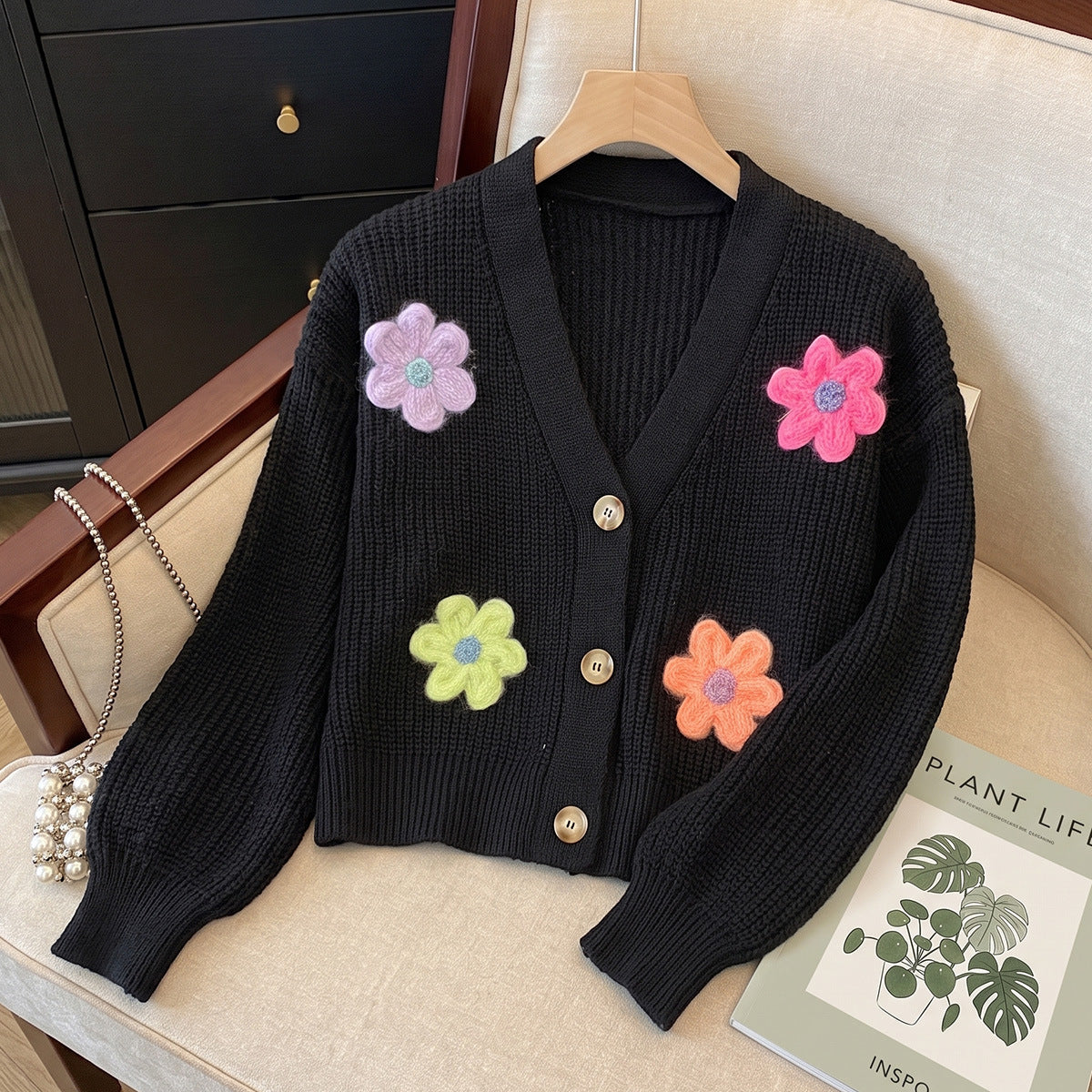 Knit Cardigan Sweater