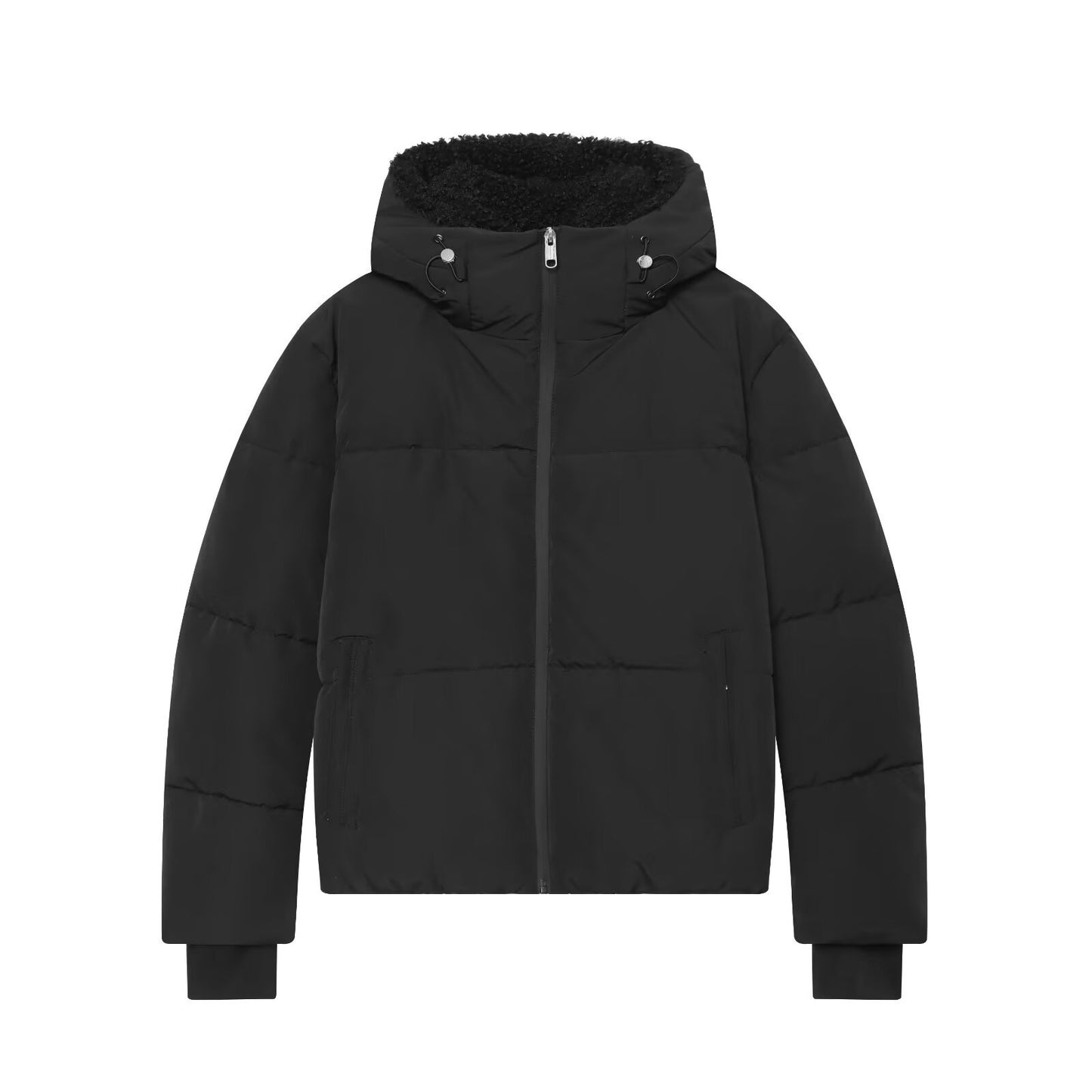 Casual Fleece Hooded Cotton Winter Jacket