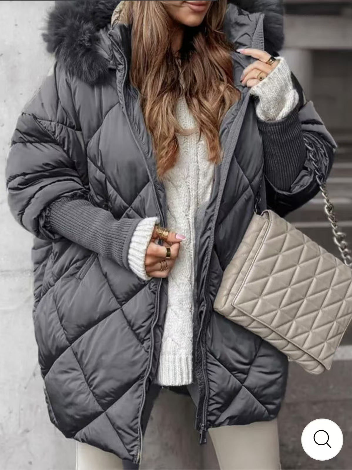 Winter Hooded Cardigan Jacket
