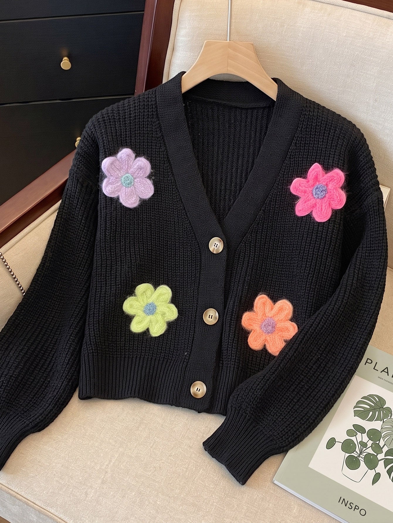 Knit Cardigan Sweater