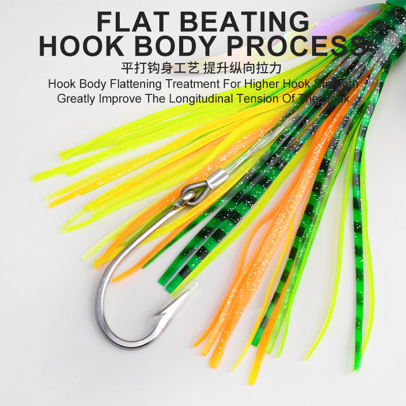 Squid Shape Trolling Lure – 225mm 77g Large Soft Fishing Bait