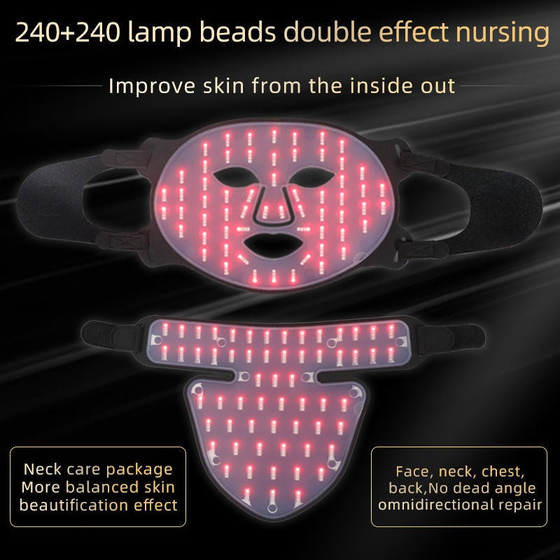 LED Light Face And Neck Mask