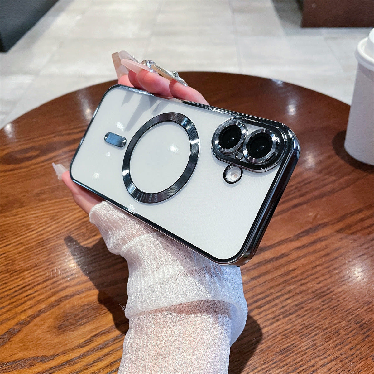 iPhone 17 Electroplated Phone Case with MagSafe Magnetic Attachment