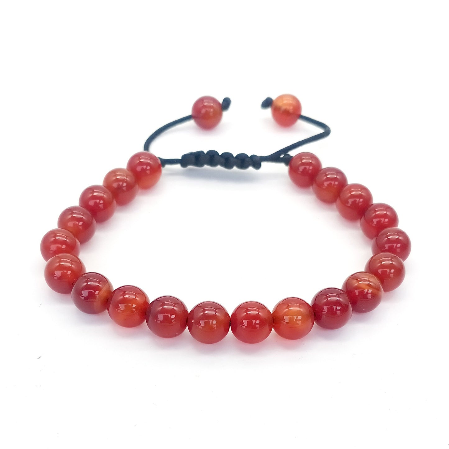 Natural Stone Beads Braided Bracelet Adjustable