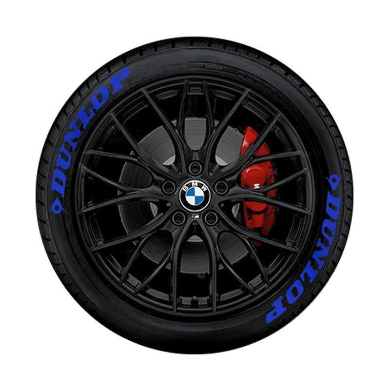 3D Adhesive Tire Letter Stickers – Colour Sets