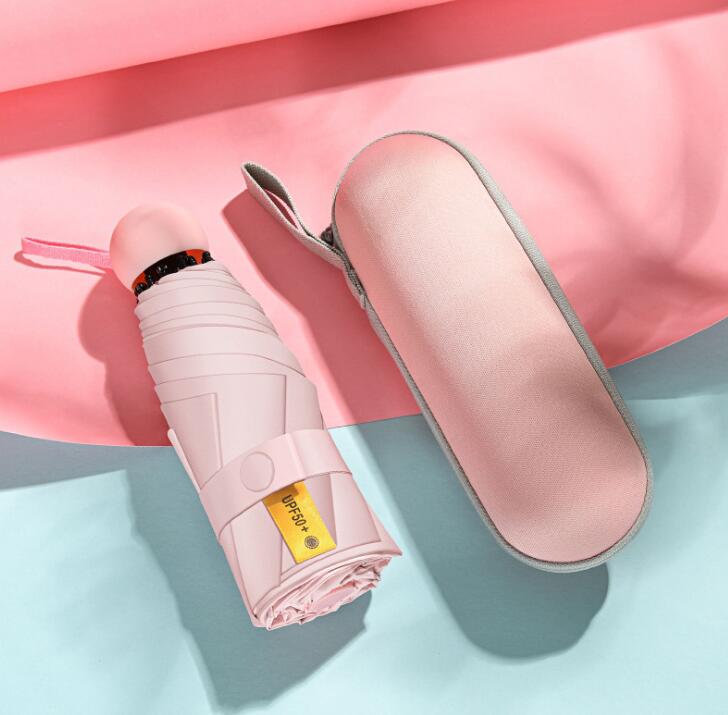 Small UV Umbrella Mini Pocket 5 Folding Waterproof