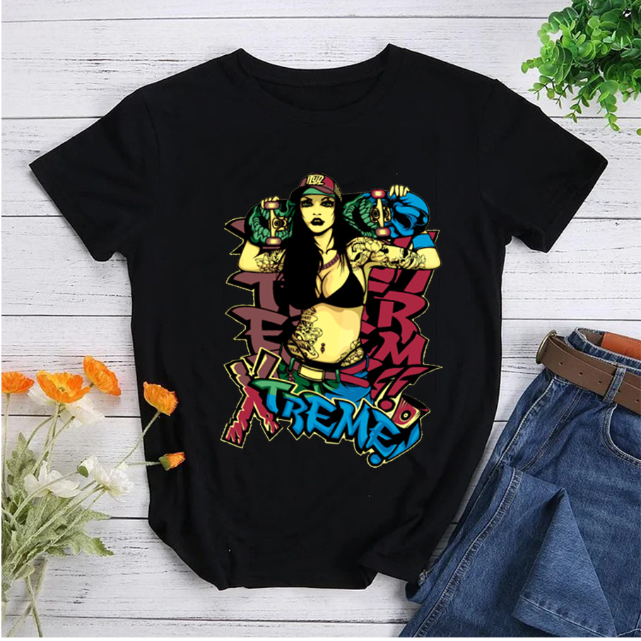 Round Neck Printed Tee