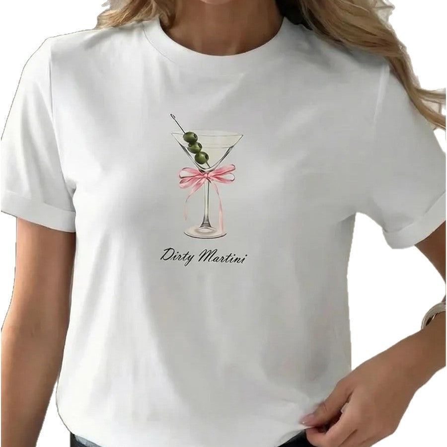 Loose Round Neck Tee
