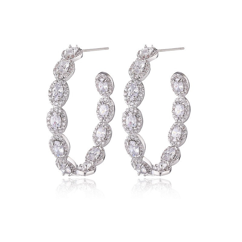 Zircon Stone Earrings