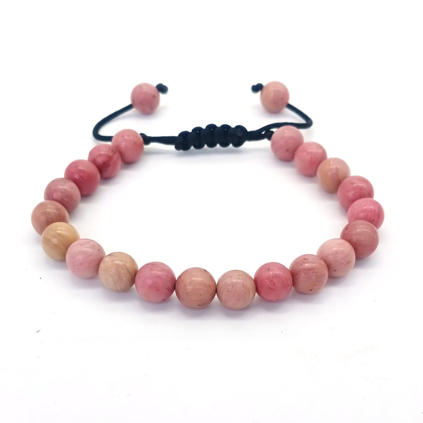 Natural Stone Beads Braided Bracelet Adjustable