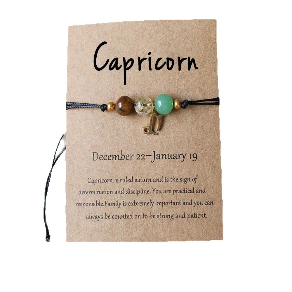 Natural Stone Beaded Tiger Eye Choose your Zodiac Sign | Attract Abundance Bracelet