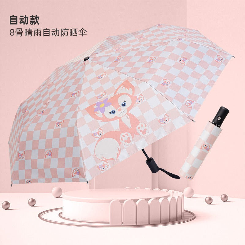 Fruit Umbrella with UV Protection - Sunscreen Automatic Triple Fold