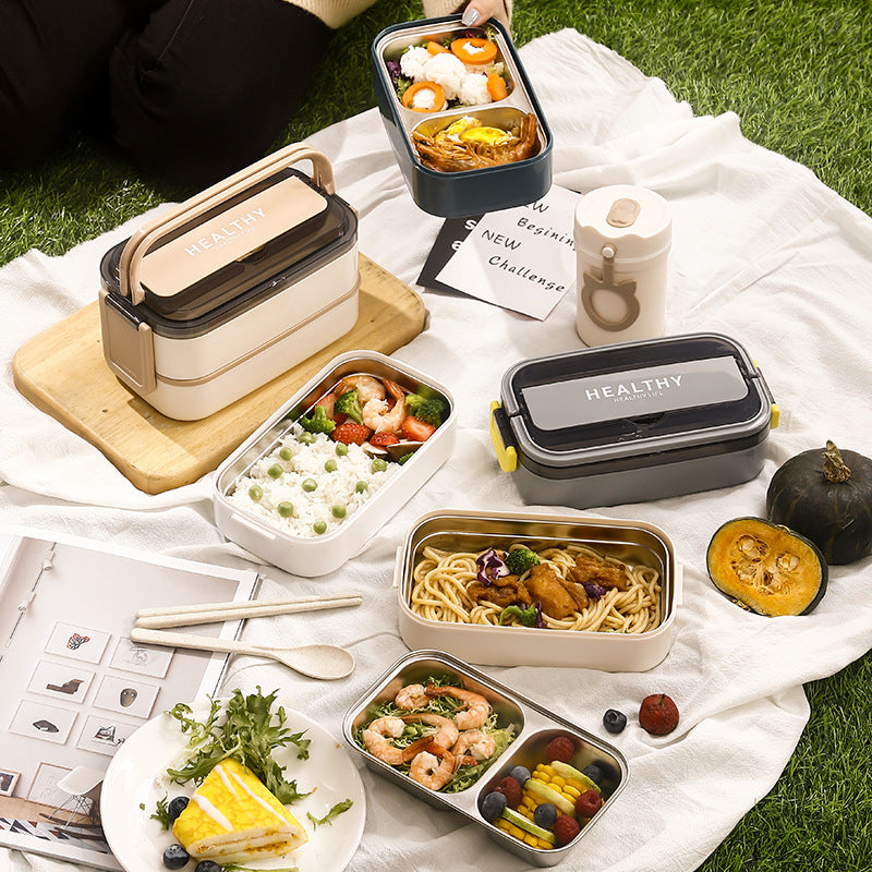 Microwaveable Stainless Steel Insulation Lunch Box