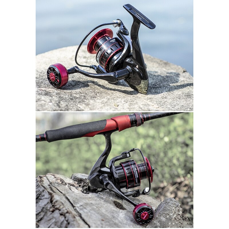 Fishing Reels 1000-7000 Metal Spool 8kg Drag Power 5.2:1 Gear Ratio Spinning Reel Carp Fishing Reels
