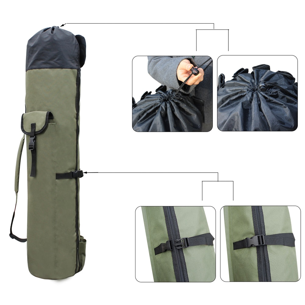 Fishing Rod Bag Case Fishing Tackle Tools Storage Bag
