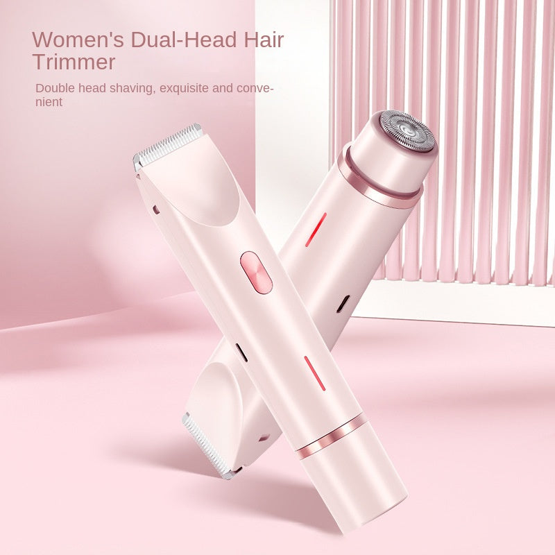 USB Rechargeable Dual-Head Body Shaver