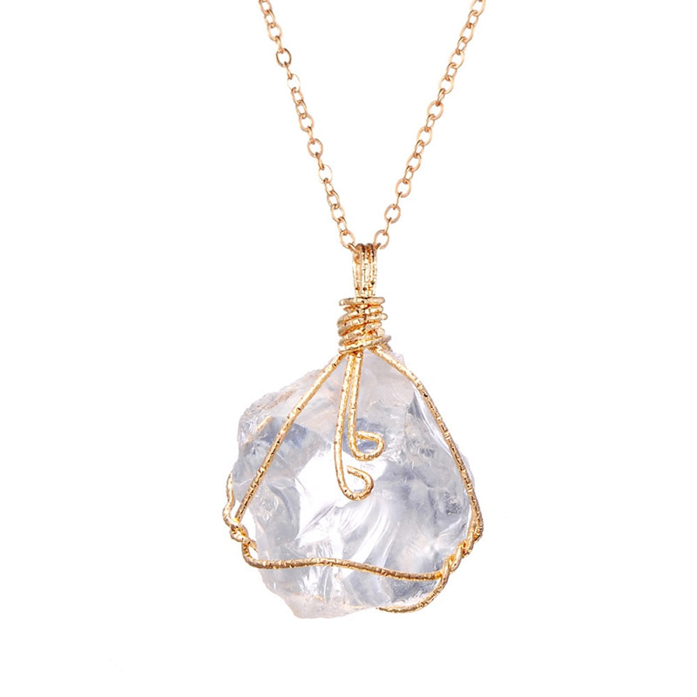 Natural Amethyst Stone Necklace