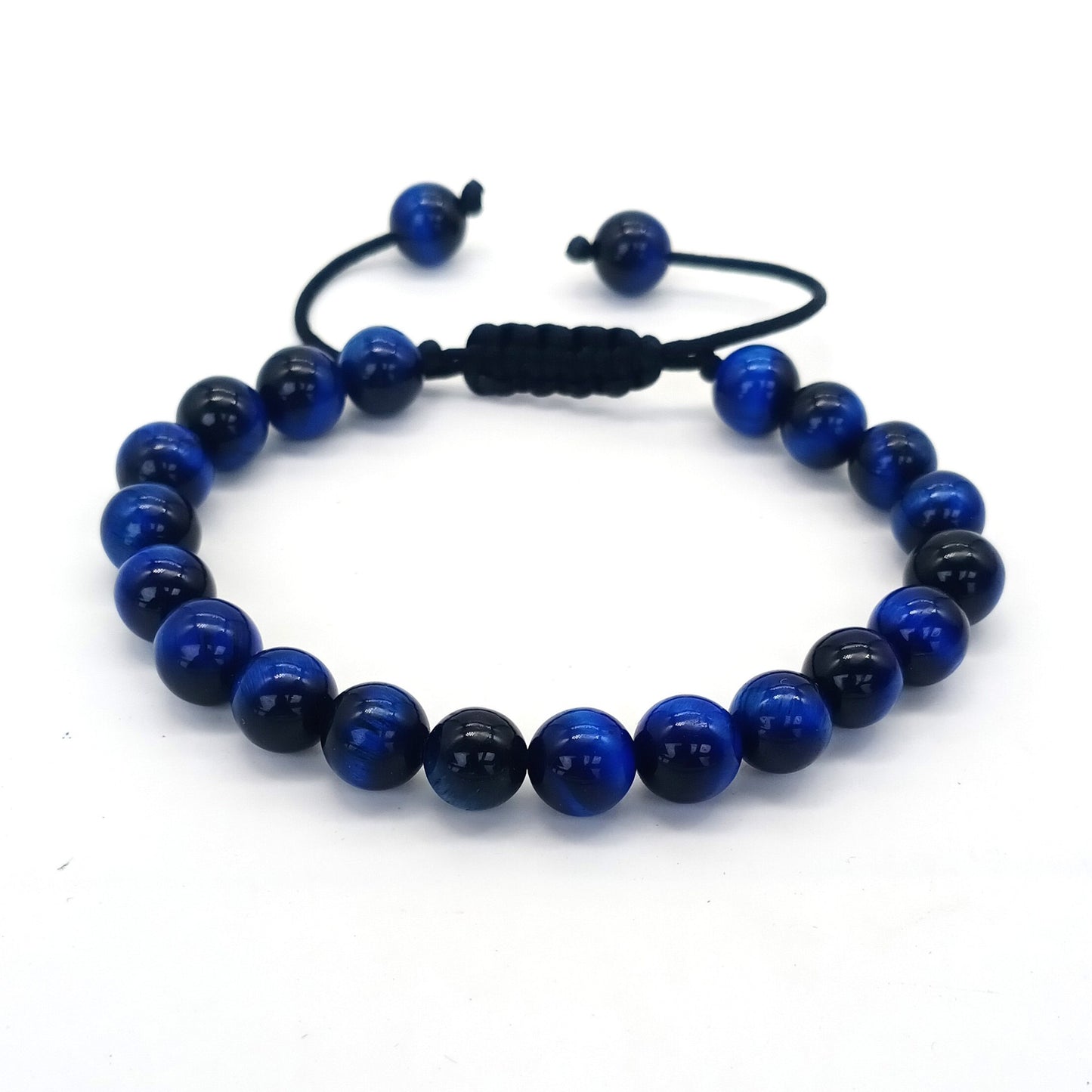 Natural Stone Beads Braided Bracelet Adjustable